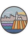 Ocean Tower Embroidery Design