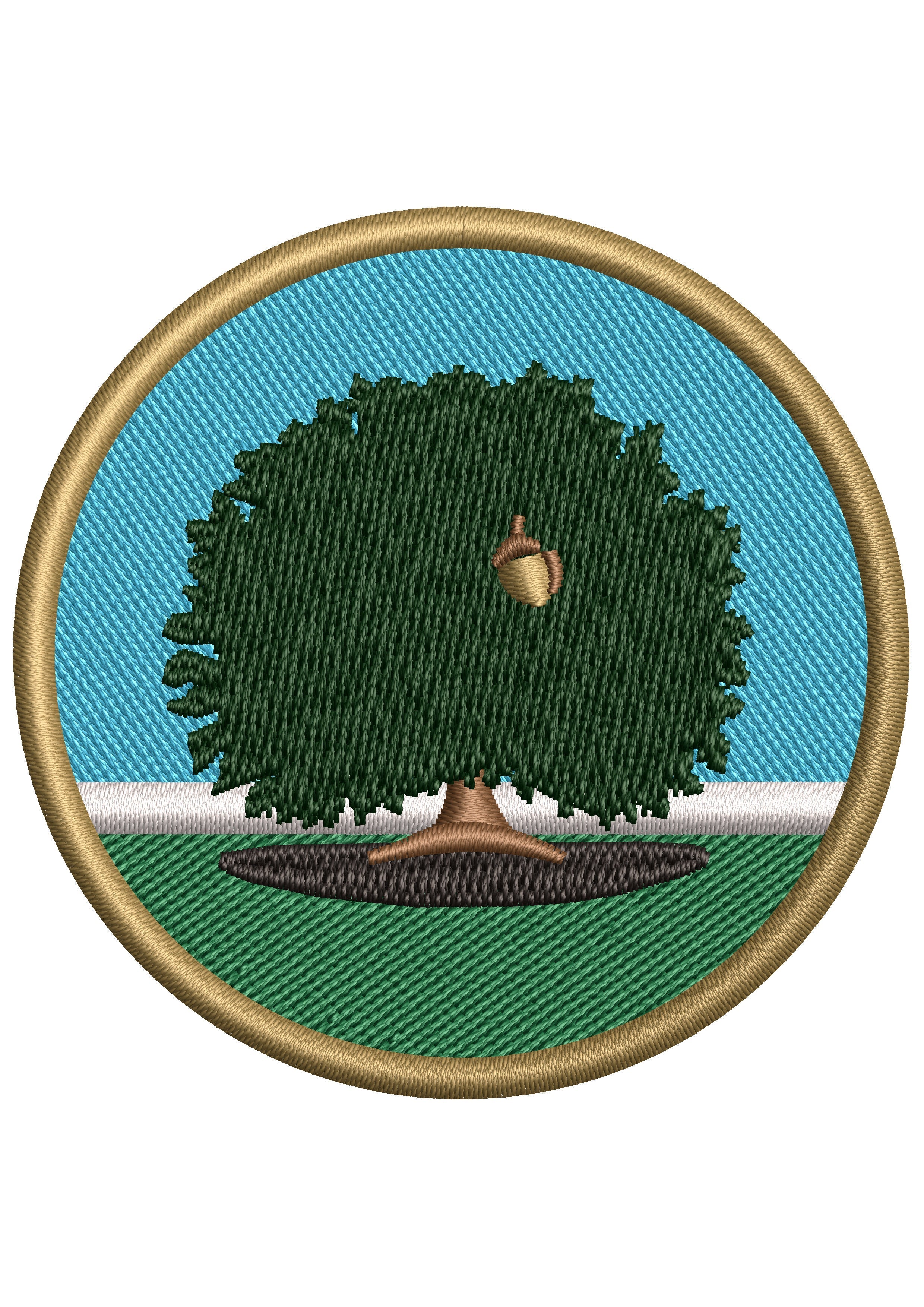 Big Tree Embroidery Design