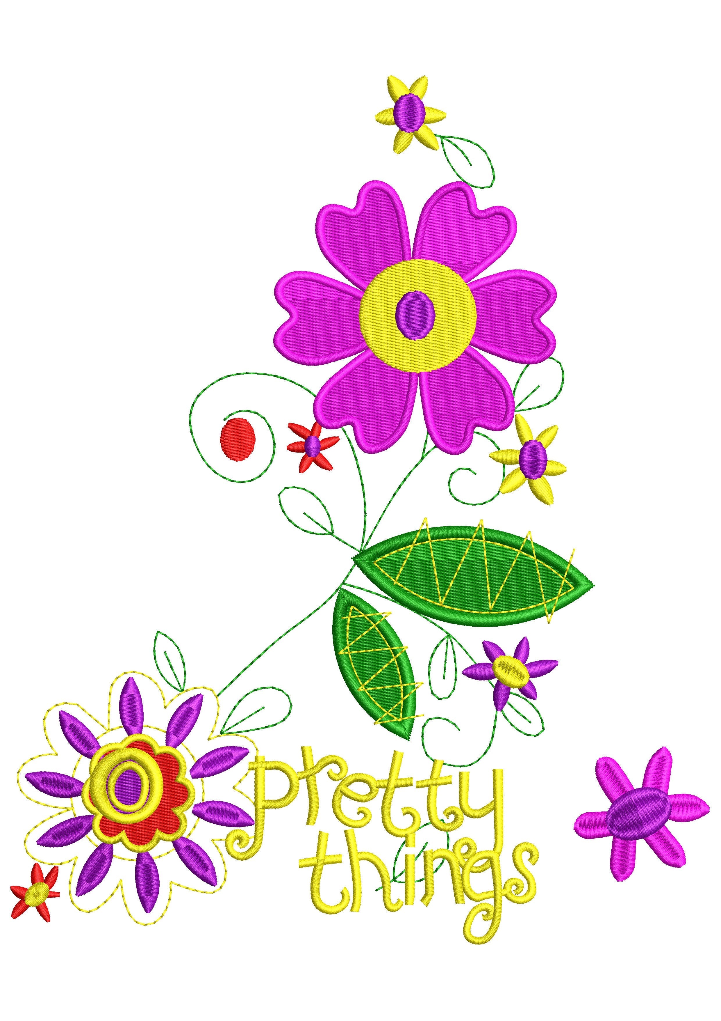 Pretty Thing Embroidery Design