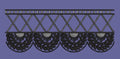 Lattice Top Laurel Scallop Border Embroidery Design
