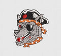 Wolf Embroidery Design
