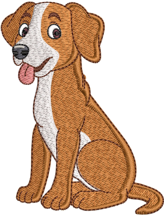Dog Embroidery Design