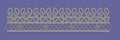 Floral Lattice and Scalloped Loop Border Embroidery Design