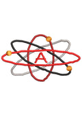 Atom Embroidery Design