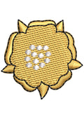 Golden Flower Embroidery Design