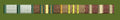 Multicolor Vertical Striped Ribbon Embroidery Design