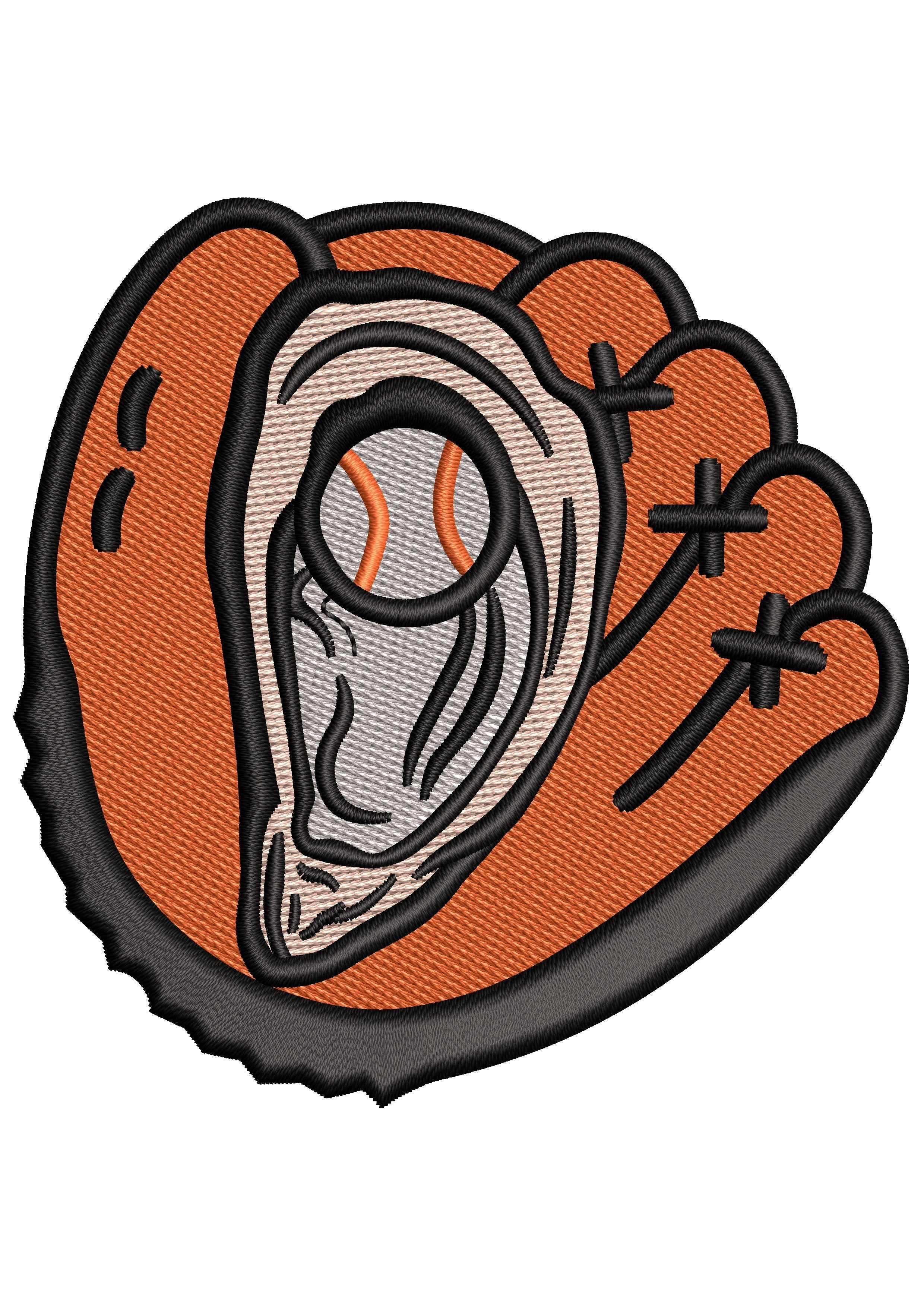 Glove Hat Embroidery Design