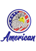 Americans Embroidery Design
