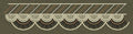 Floral Border Brown Embroidery Design