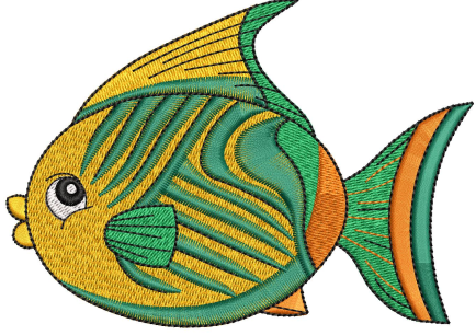 Fish Embroidery Design
