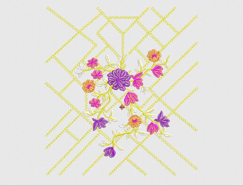 Flower Embroidery Design