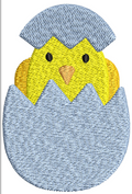 Baby Chick Embroidery Design