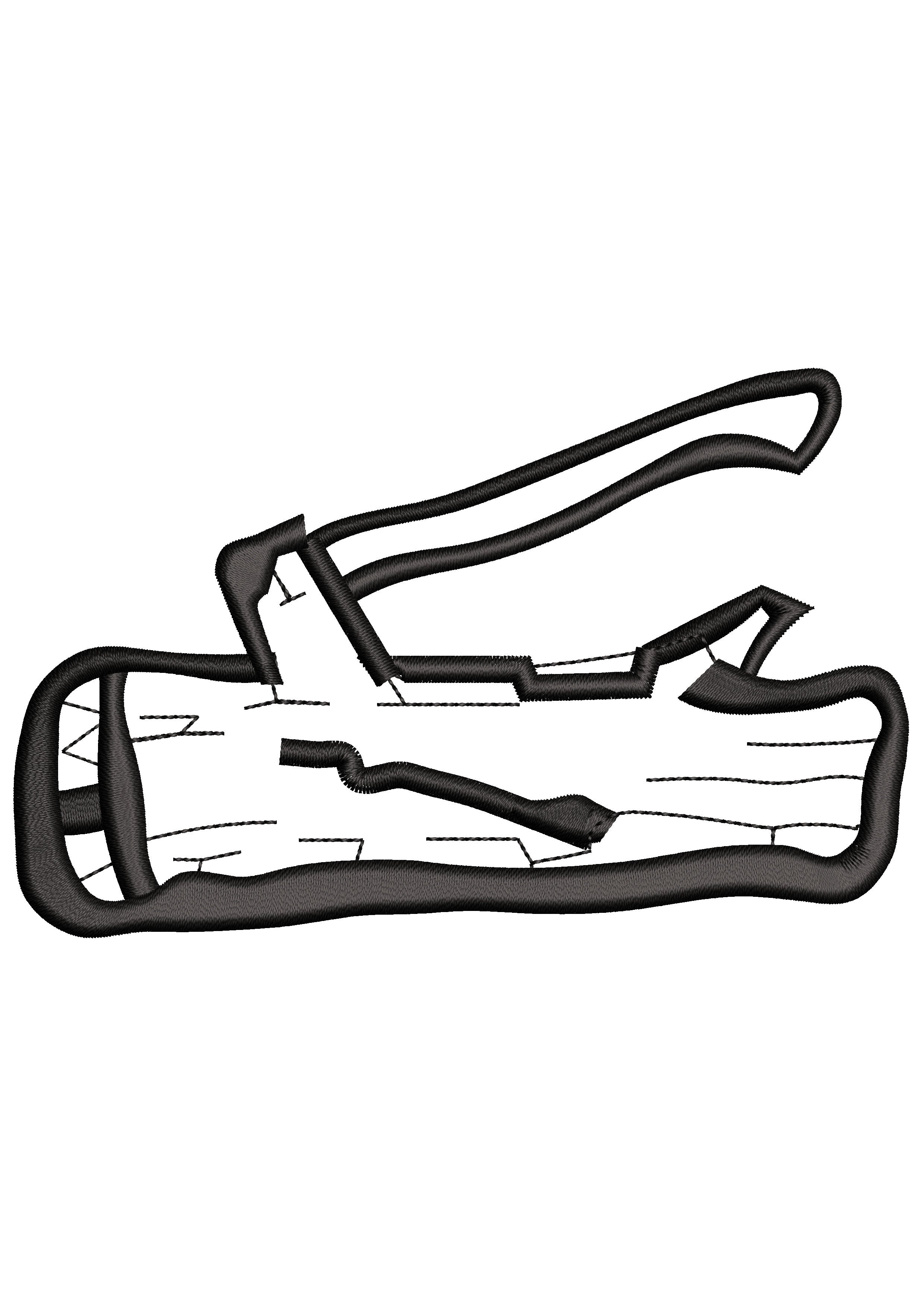 Wood Axe Embroidery Design