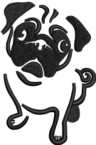 Dog Embroidery Design