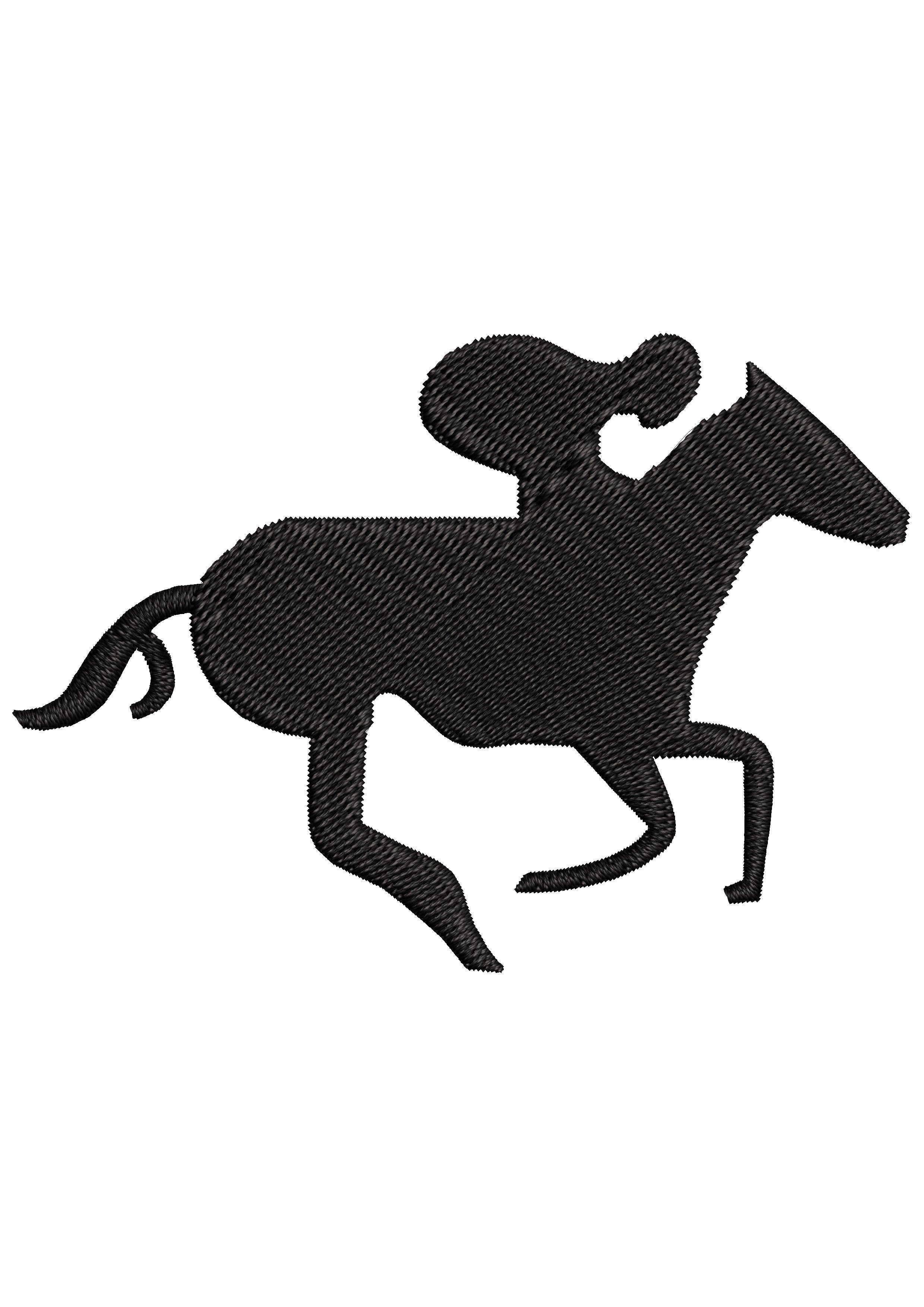 Running Horse Embroidery Design