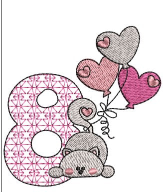 Cat Embroidery Design