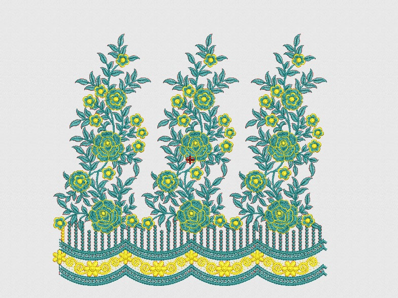 Flower Embroidery Design