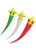 Plane Embroidery Design