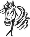 Horse Embroidery Design