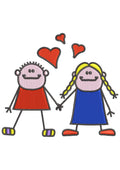 Love Girl Embroidery Design