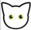 Cat Face Embroidery Design