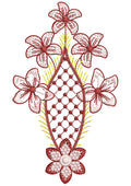 Flower Bunch Embroidery Design