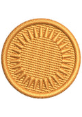 Gold Coin Embroidery Design