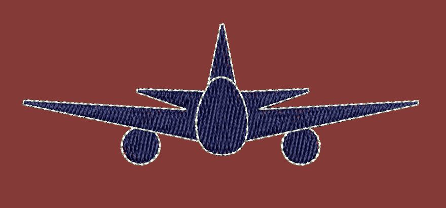 Airoplane Embroidery Design