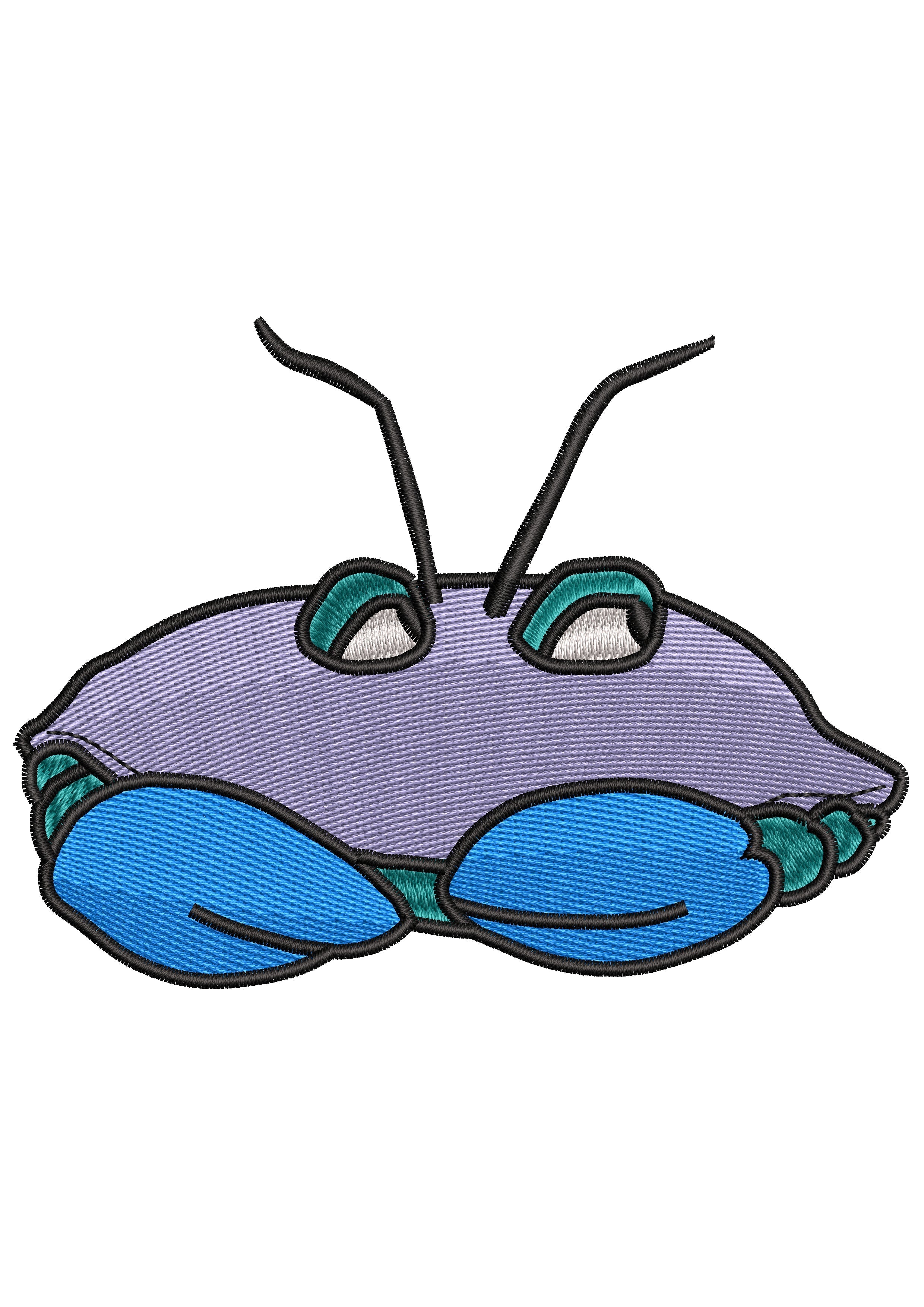 Crab Embroidery Design