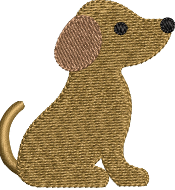 Dog Embroidery Design