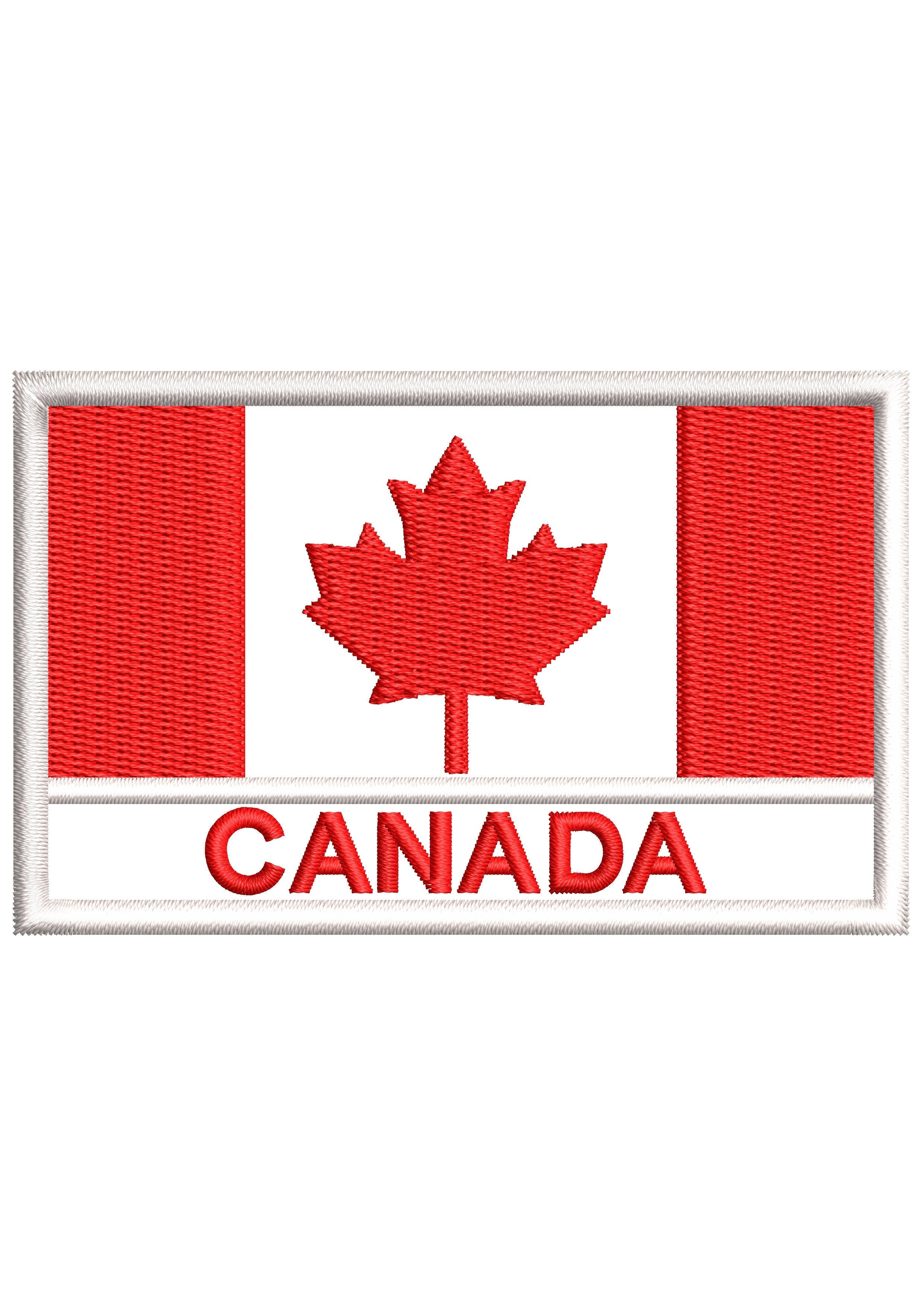 Canada Embroidery Design