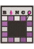 Bingo Game Embroidery Design