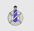 Lighthouse Embroidery Design