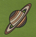 Cosmic Ringed Orb Embroidery Design