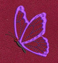 Butterfly Purple Embroidery Design