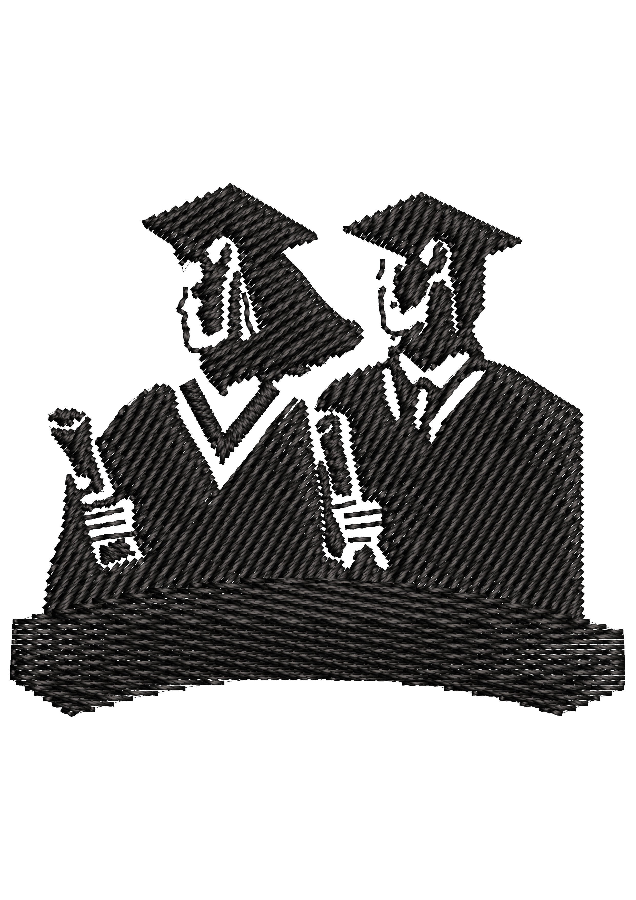 Degree Holder Embroidery Design