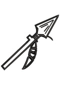 Arrow Shine Embroidery Design