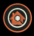 Home In Circles Embroidery Design