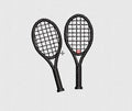 Tennis Embroidery Design
