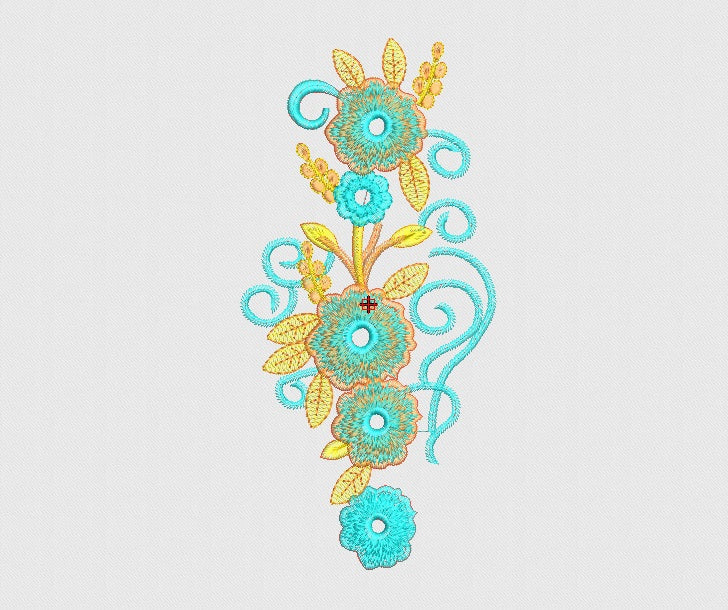 Flower Embroidery Design