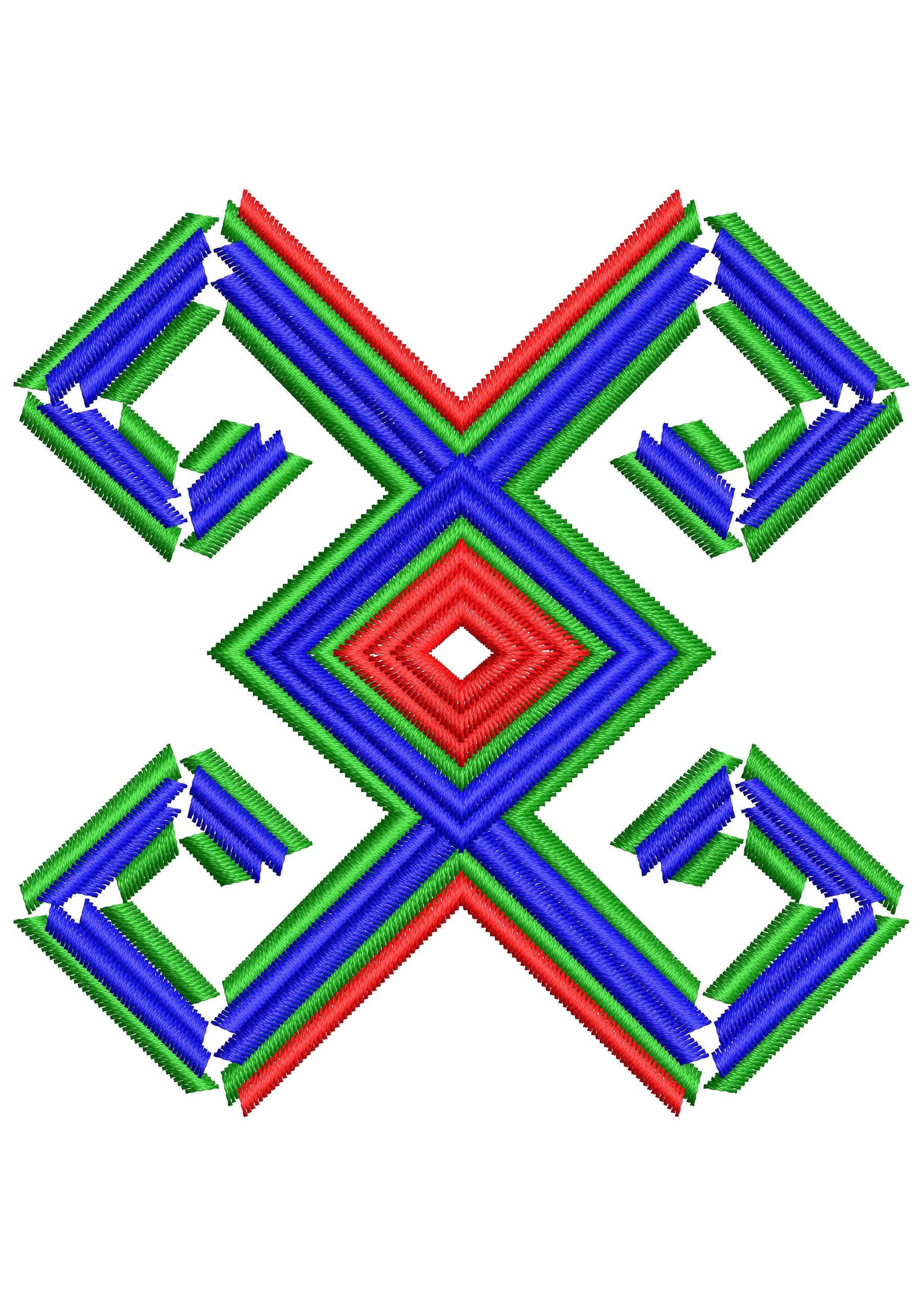 Art Rangoli Embroidery Design
