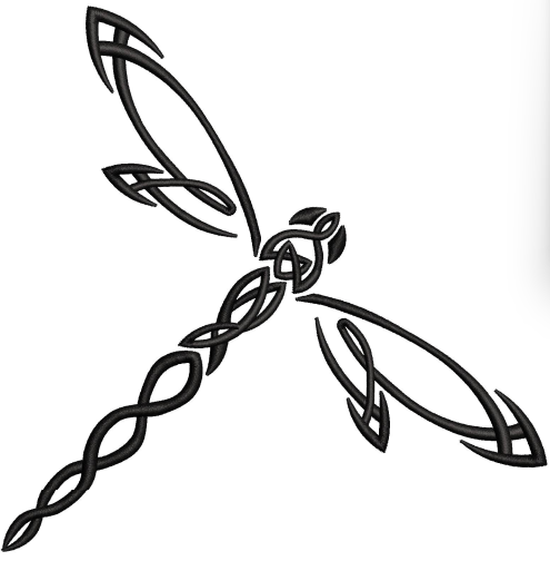 Dragonfly Embroidery Design