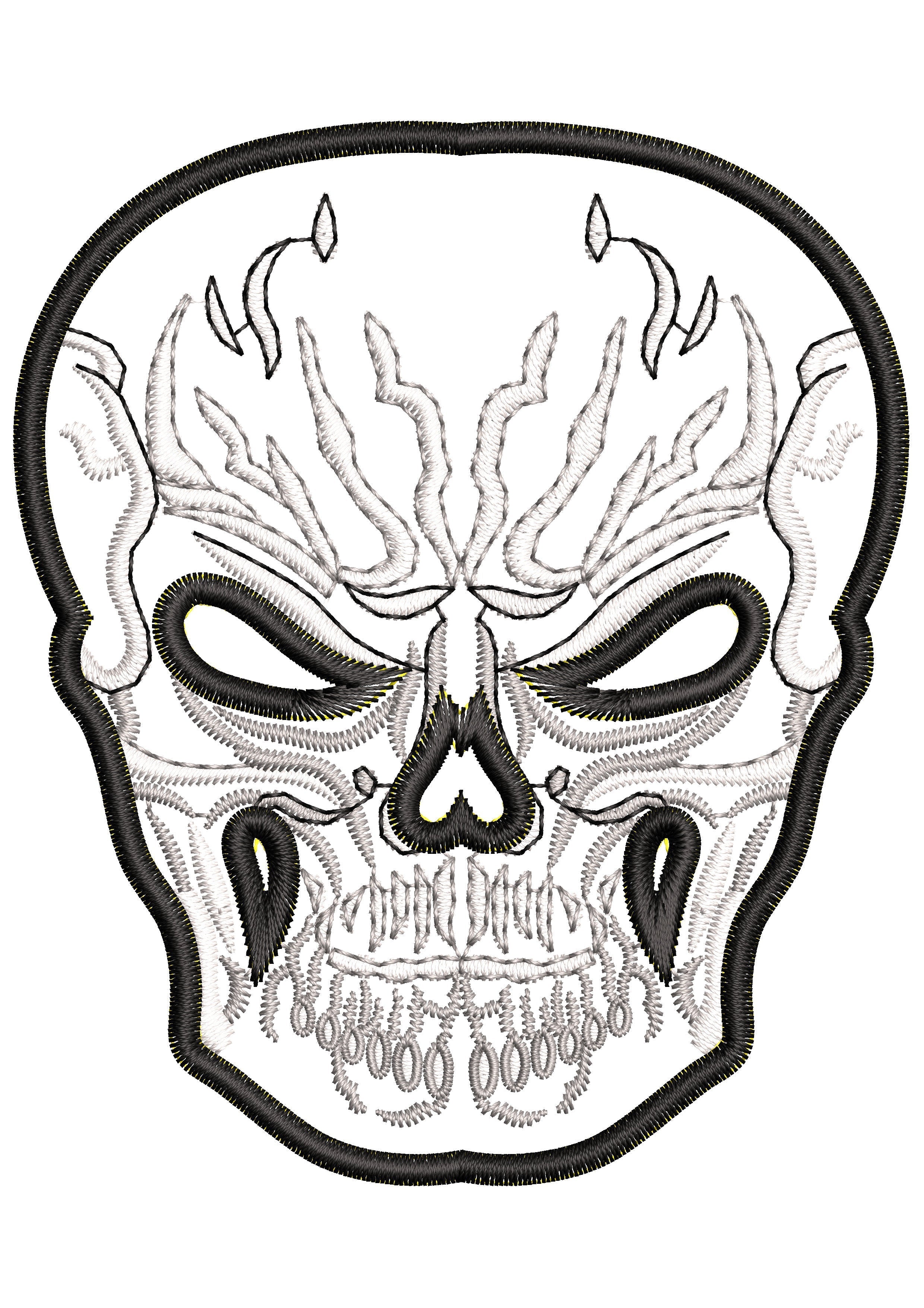 Khopri Single Embroidery Design