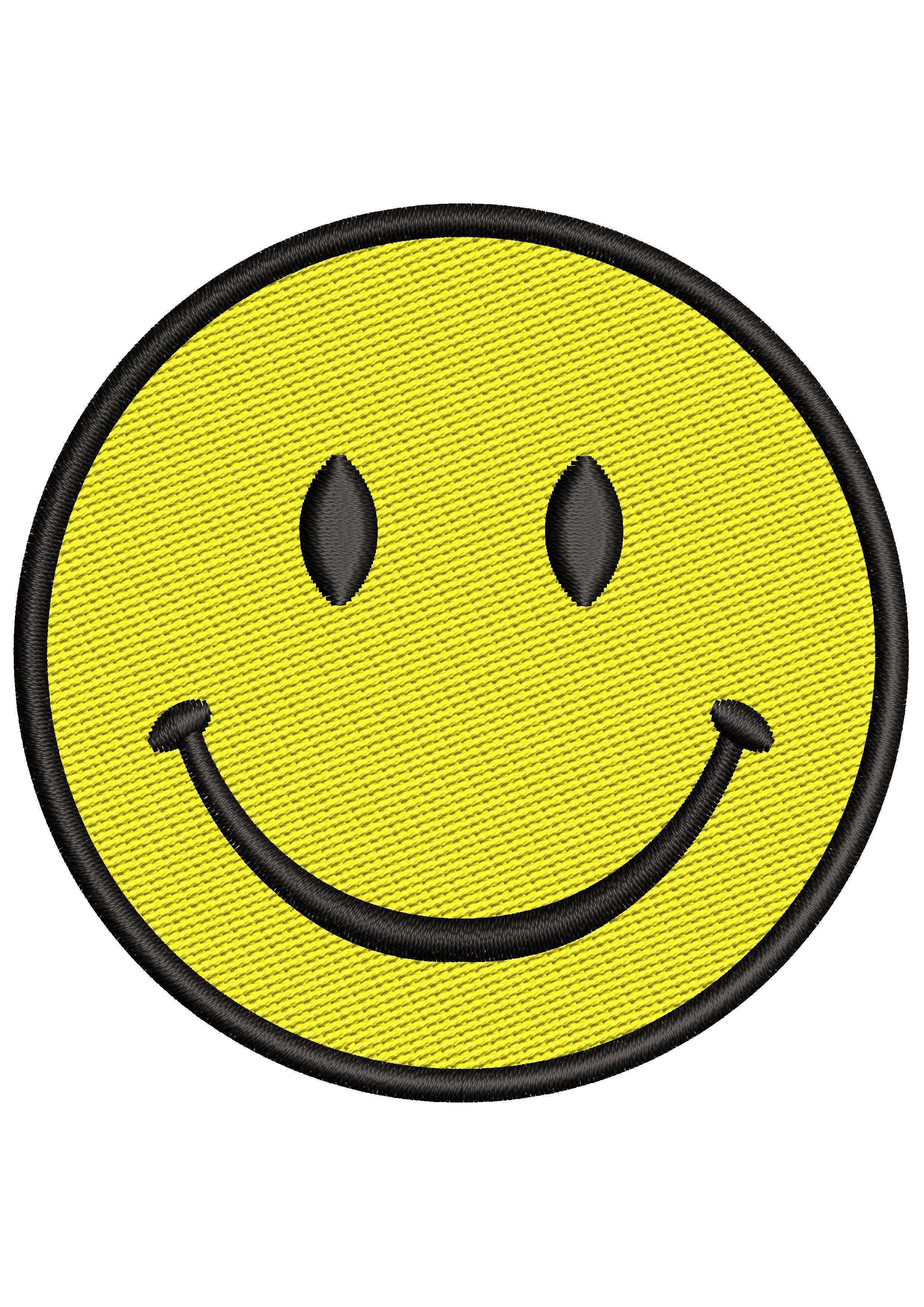 Smiley Embroidery Design