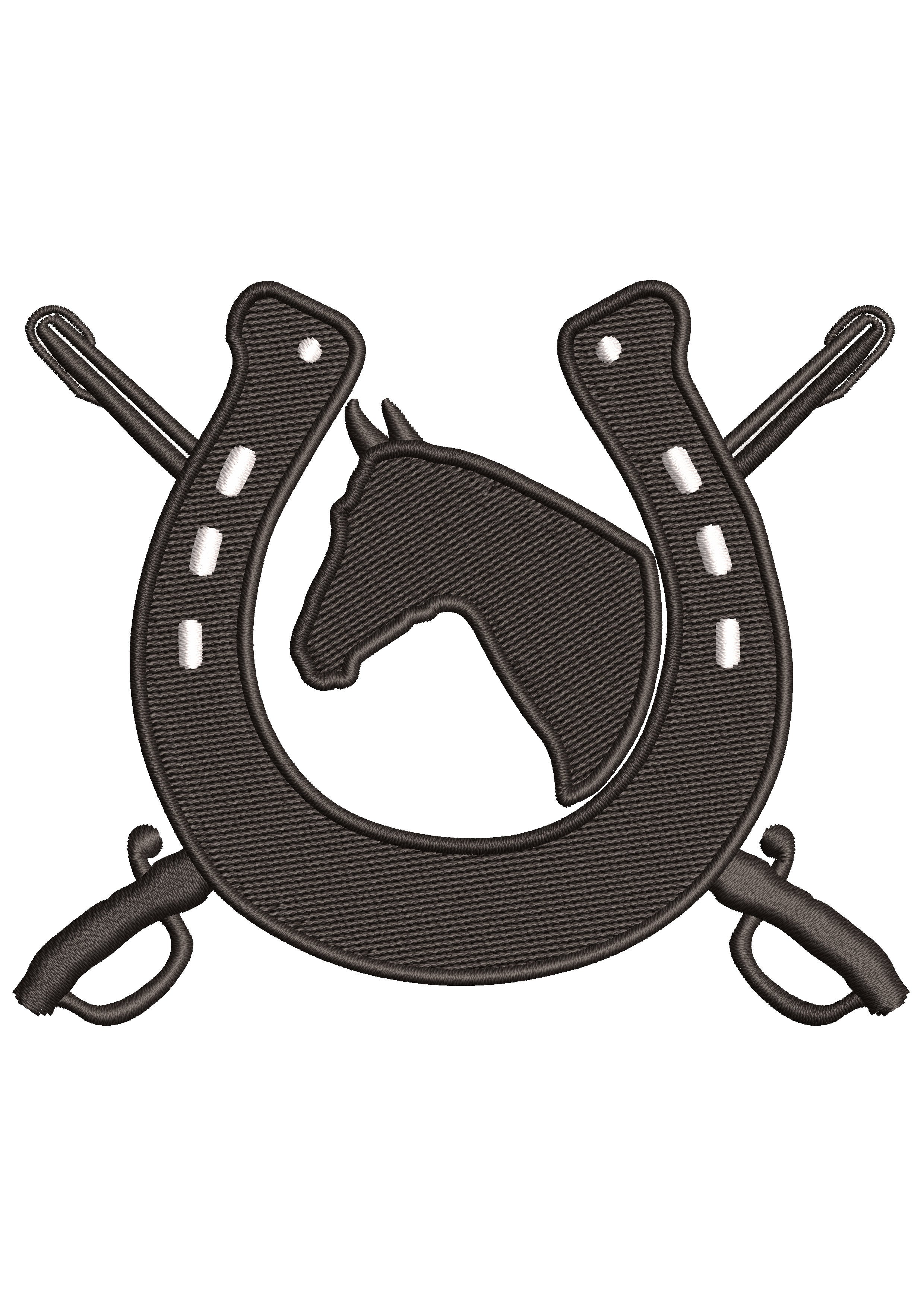 Horse Hunter Embroidery Design