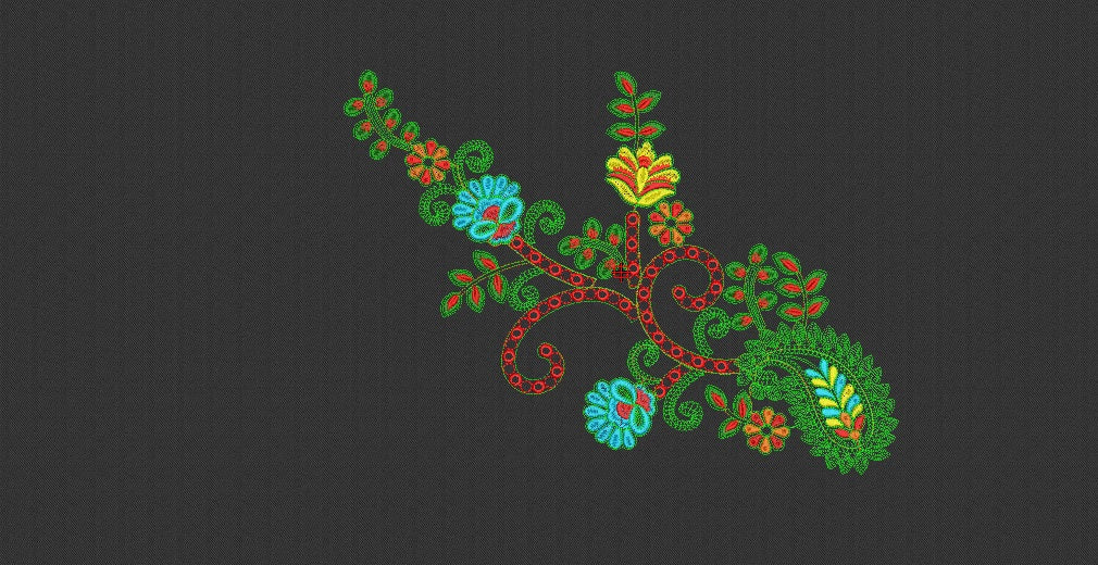 Flower Embroidery Design