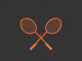 Tennis Embroidery Design