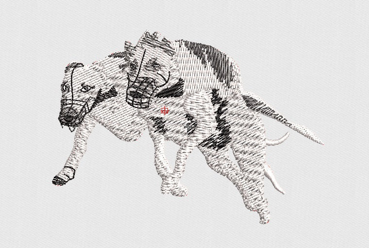 Dog Embroidery Design