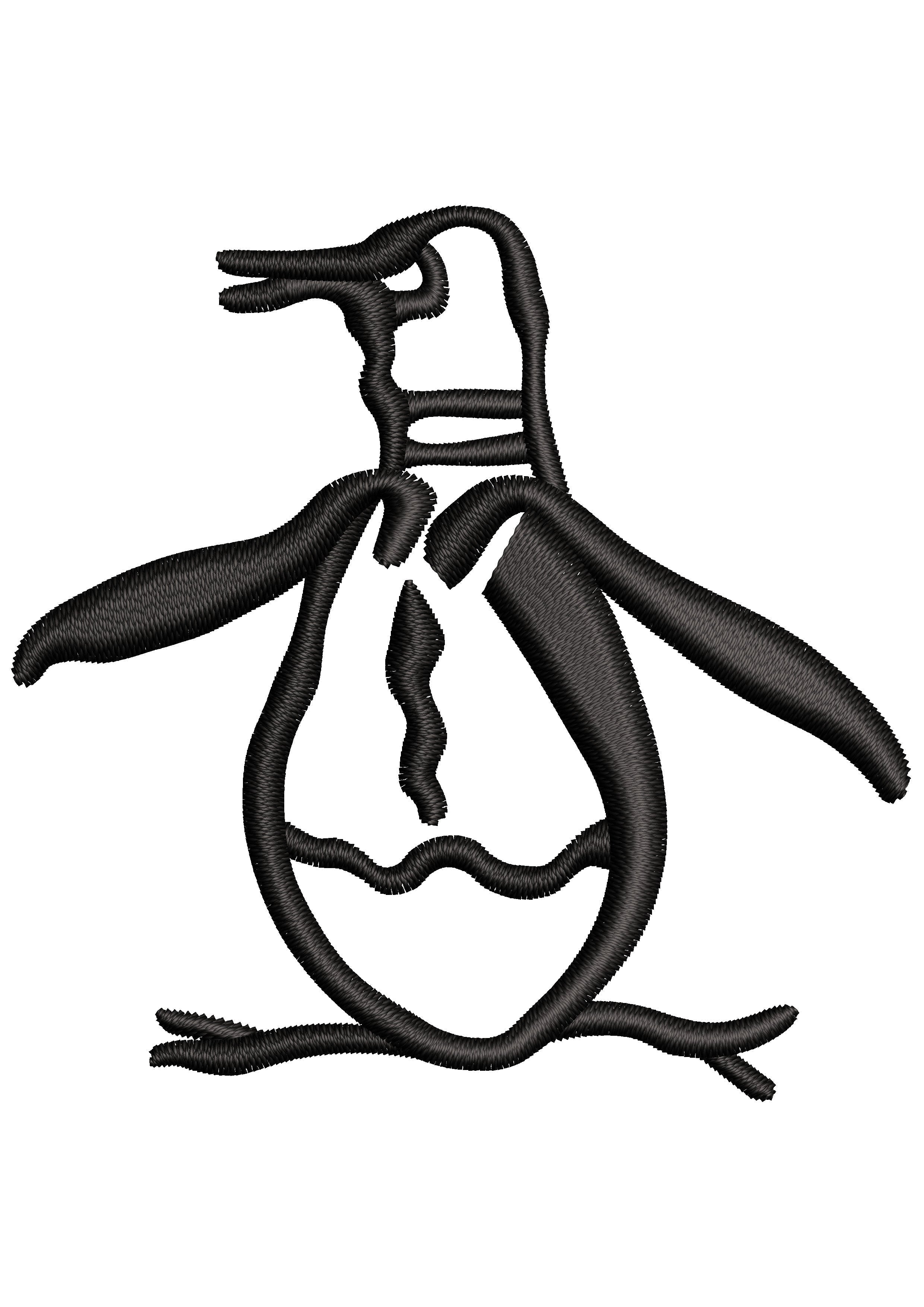 Penguin Embroidery Design