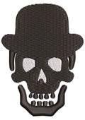 Hat Skull Embroidery Design